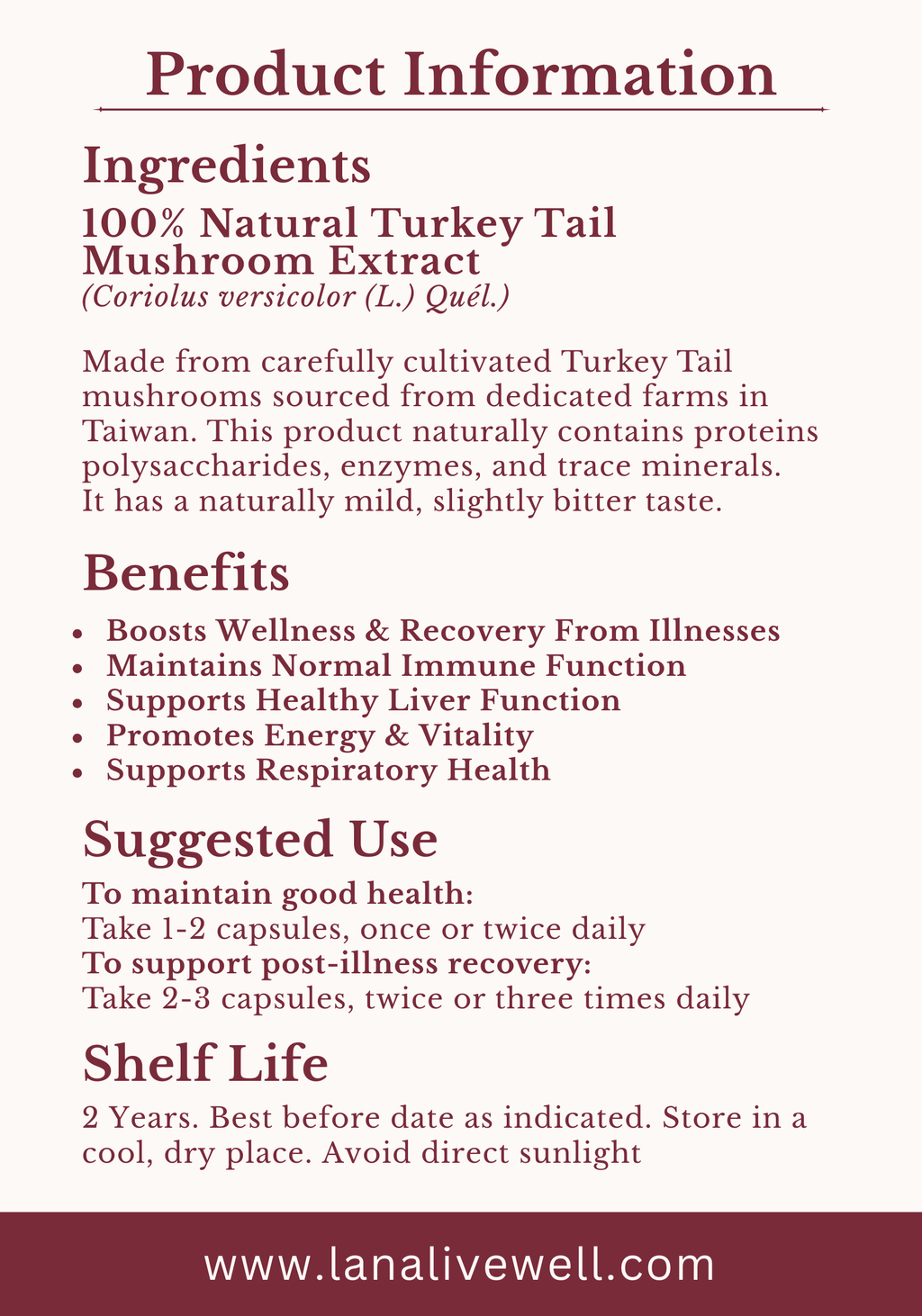 Yun Zhi Health Benefits